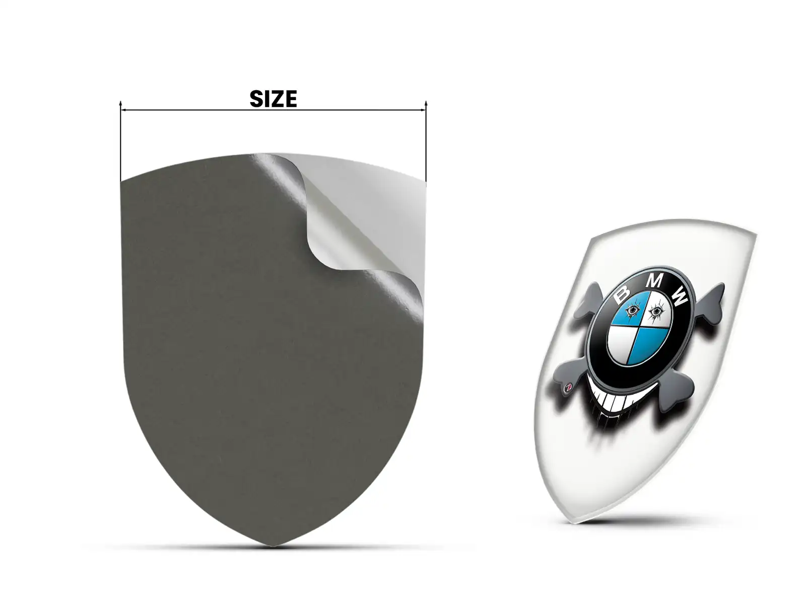 BMW Heckscheibensticker Stil Racing Anpassbar